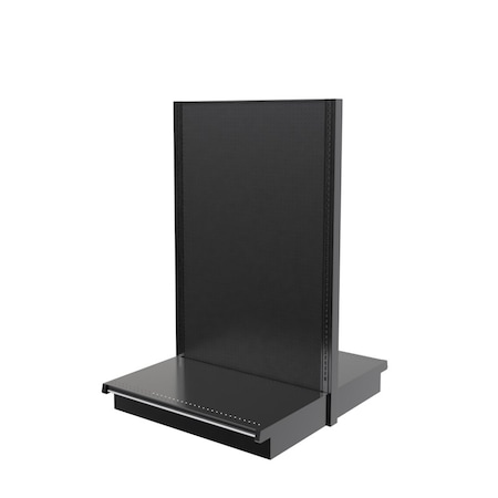 Lozier Gondola Island Display Starter, Black 36W 60H 19D P369T-ST